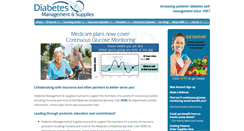 Desktop Screenshot of diabetesms.com